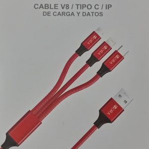 🔌 ¡Paquete Mayorista de 10 Cables 1Hora con Tres Salidas en Oferta por Solo $459! 🔌