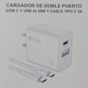 🔌 ¡Paquete de 10 Cargadores 1Hora con Salida Tipo C y USB - Carga Rápida por Solo $699! 🔌