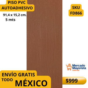 imagen de Piso PVC autoadhesivo fácil de instalar, resistente y de bajo mantenimiento. Ideal para renovar espacios con estilo moderno y a un precio accesible.