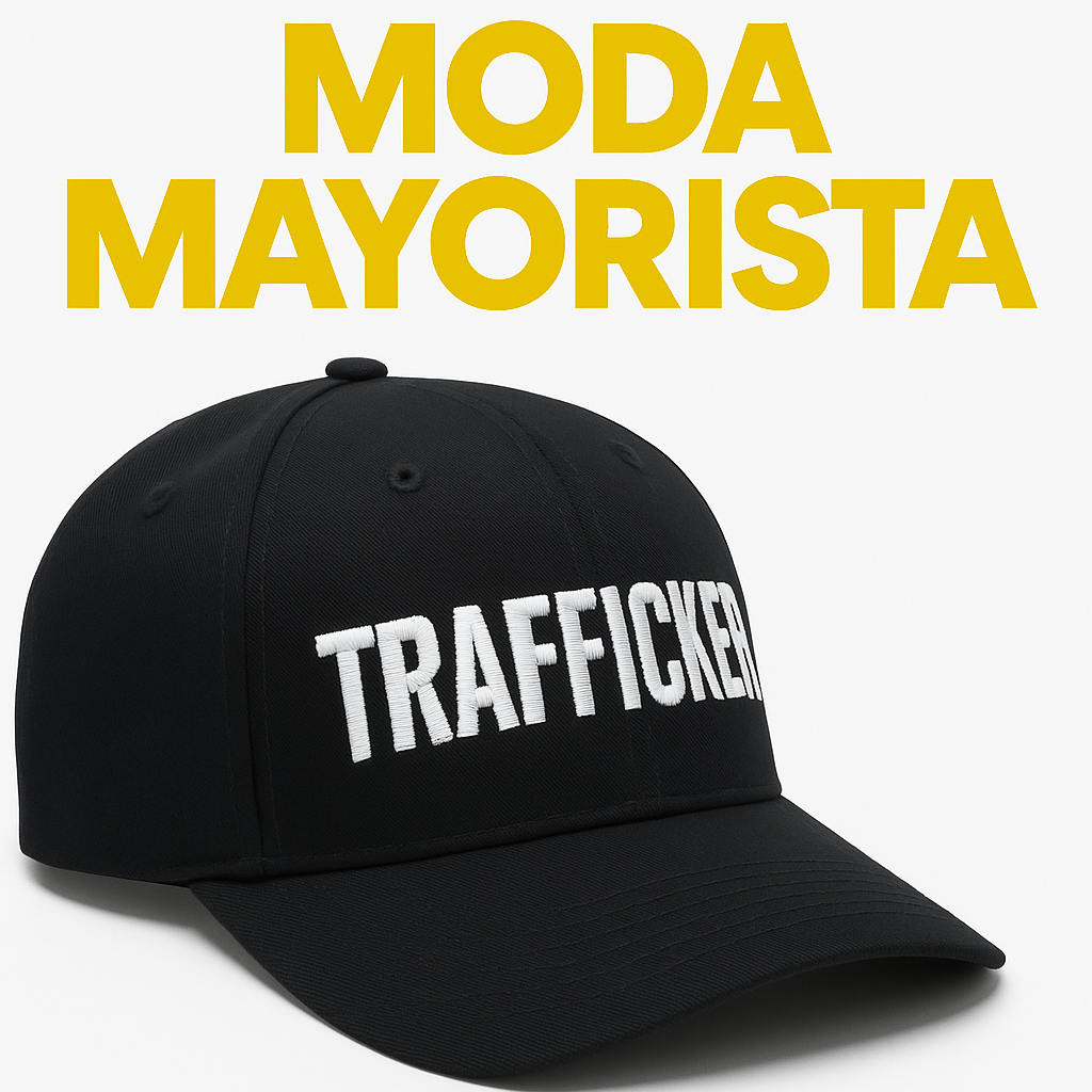 Gorra Bordada TRAFFICKER Negra | Merch para Marketers y Emprendedores 3