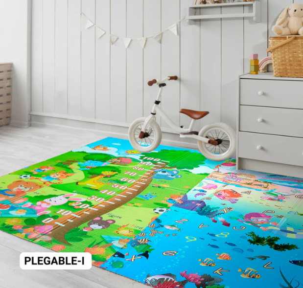 producto - Piso Infantil Plegable Reversible 200x180 cm – Modelo I