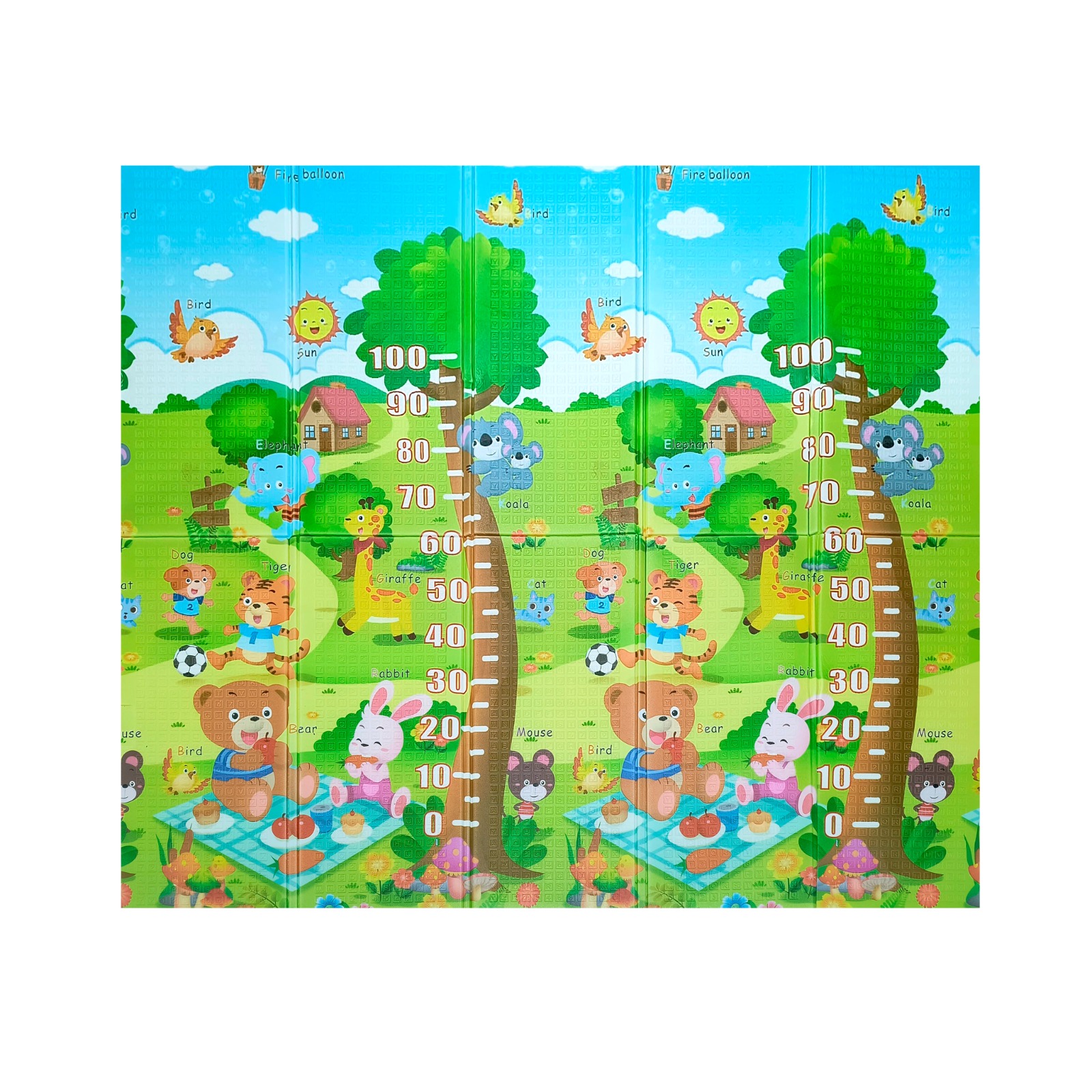 Piso Infantil Plegable Reversible 200x180 cm – Modelo I - Imagen 6