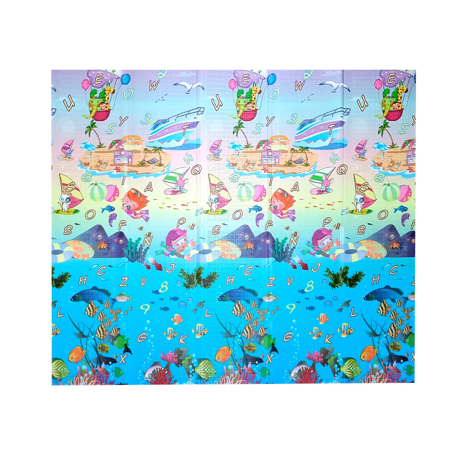 producto PLEGABLE - Piso Infantil Plegable Reversible 200x180 cm – Modelo I