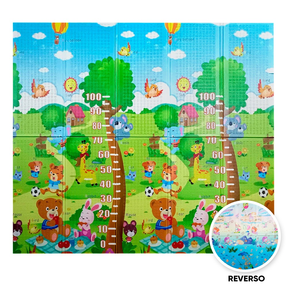 Piso Infantil Plegable Reversible 200x180 cm – Modelo I - Imagen 8