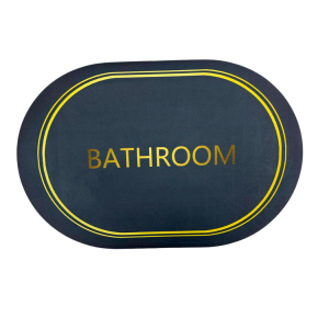 Modelo 097 Alfombra de baño ultra absorbente y antideslizante con superficie de cuero Napa. Seca al instante, evita resbalones y aporta elegancia a tu baño. ¡Compra al mayoreo en MercadoMayorista.com.mx!