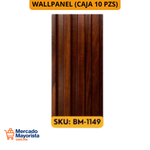 WallPanel Decorativo de WPC – Caja (10 piezas) 290x16 cm | Resistente y Elegante | BM-1149