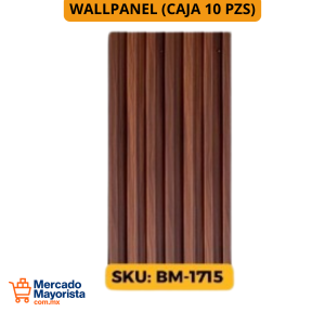 WallPanel Decorativo de WPC – Caja (10 piezas) 290x16 cm | Resistente y Elegante | BM-1715