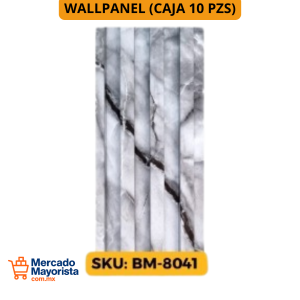WallPanel Decorativo de WPC – Caja (10 piezas) 290x16 cm | Resistente y Elegante | BM-8041