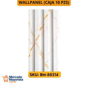 WallPanel Decorativo de WPC – Caja (10 piezas) 290x16 cm | Resistente y Elegante | BM-88214