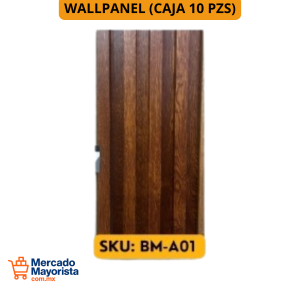 WallPanel Decorativo de WPC – Caja (10 piezas) 290x16 cm | Resistente y Elegante | BM-A01
