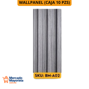 WallPanel Decorativo de WPC – Caja (10 piezas) 290x16 cm | Resistente y Elegante | BM-A02