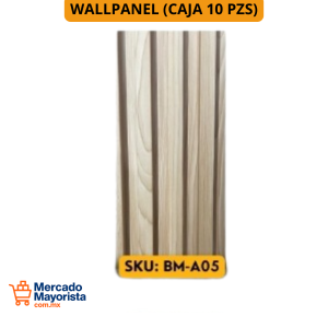 WallPanel Decorativo de WPC – Caja (10 piezas) 290x16 cm | Resistente y Elegante | BM-A05